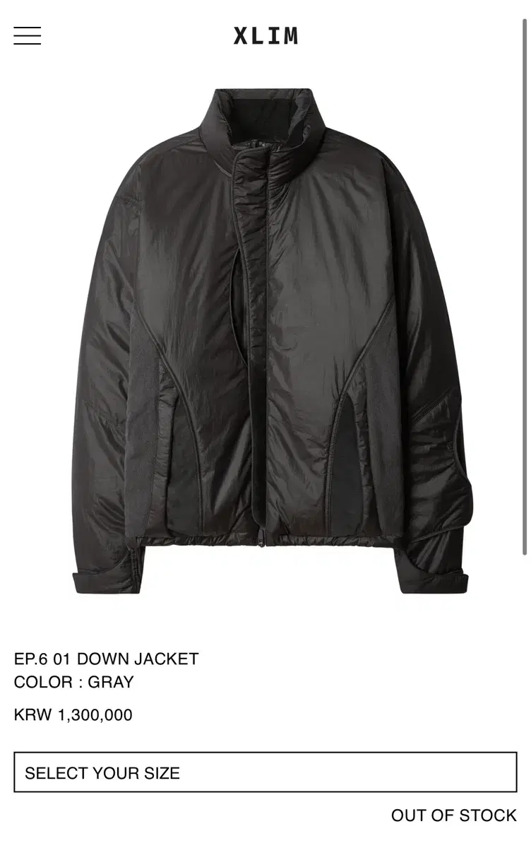 Xlim ep.6 down jacket