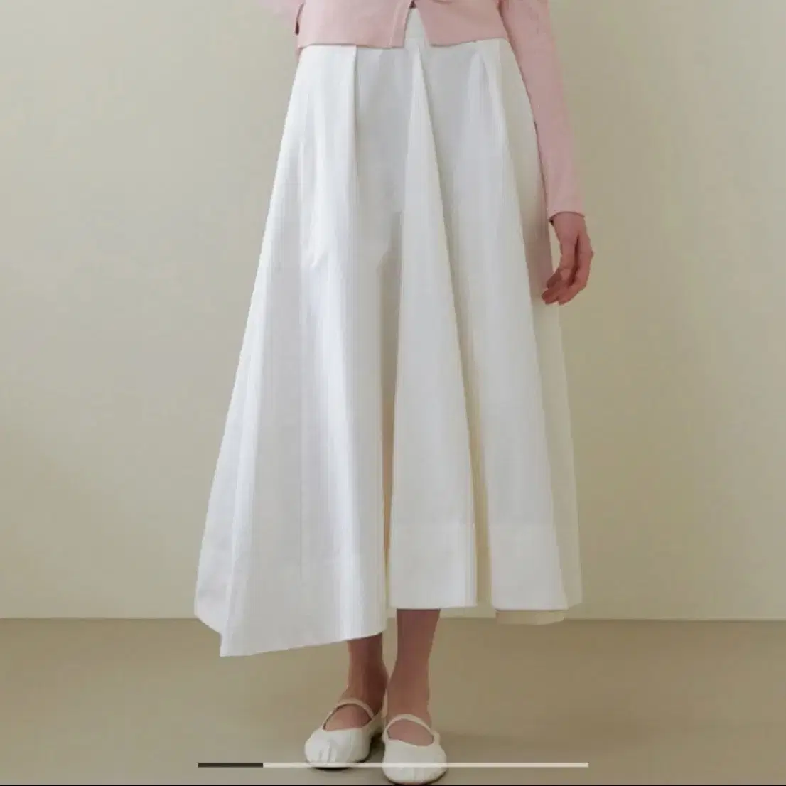 리엘 wave flare skirt