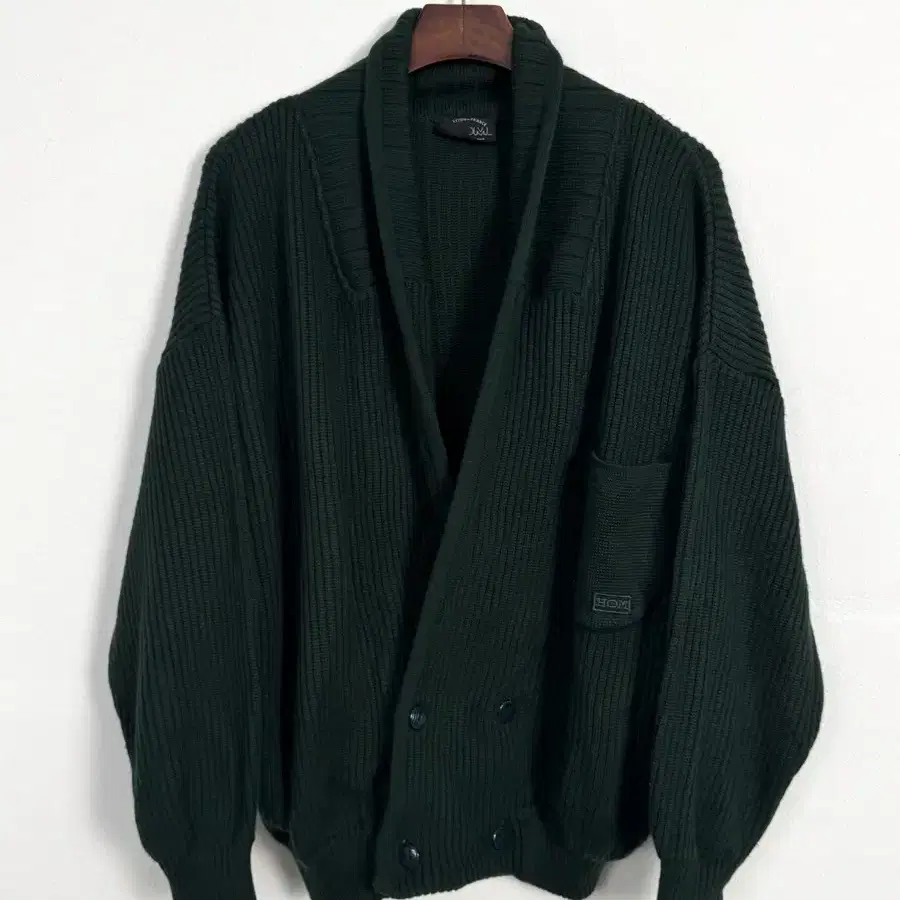 Hom Ribbed Knit Double Cardigan