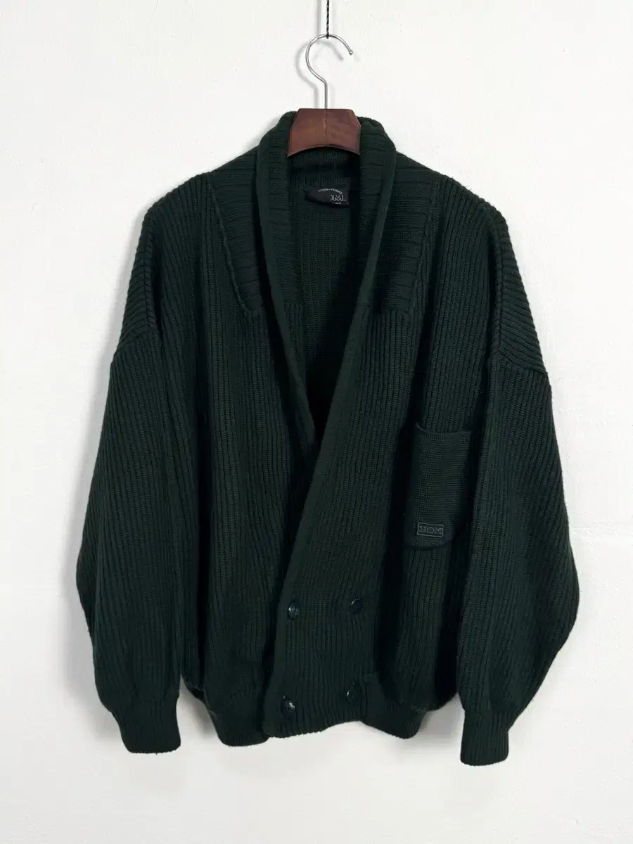 Hom Ribbed Knit Double Cardigan