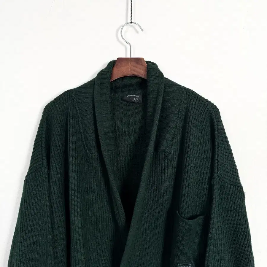 Hom Ribbed Knit Double Cardigan