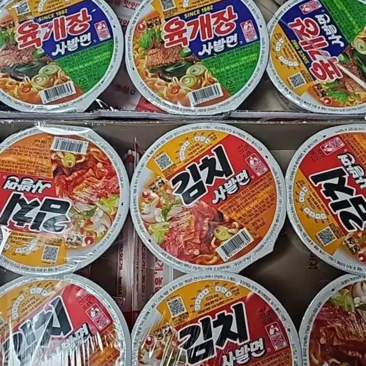 육개장사발면 6개+김치사발면 6개 세트