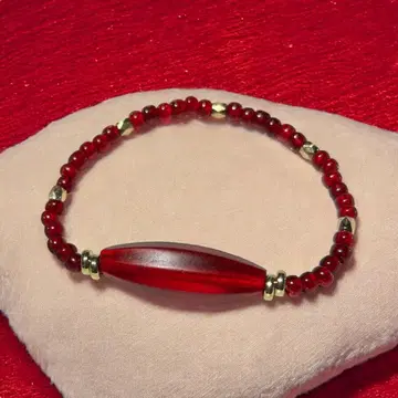 앤티크 비즈 팔찌 보헤미안 글래스 비즈와 프렌치 글래스 비즈 팔찌