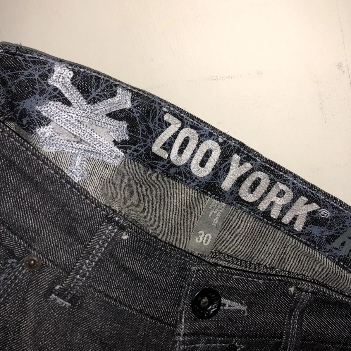 Vintage Zoo york black denim pt