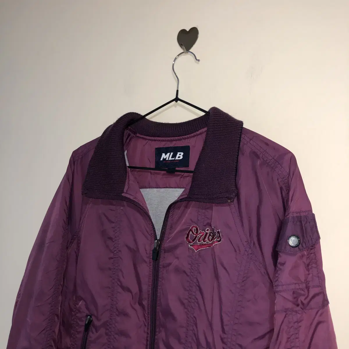 Vintage MLB purple Varsity jacket