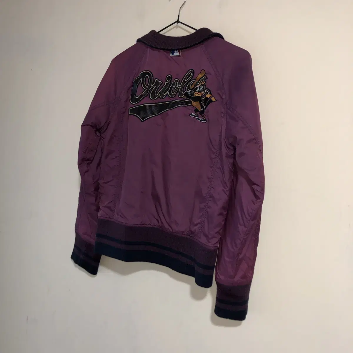 Vintage MLB purple Varsity jacket