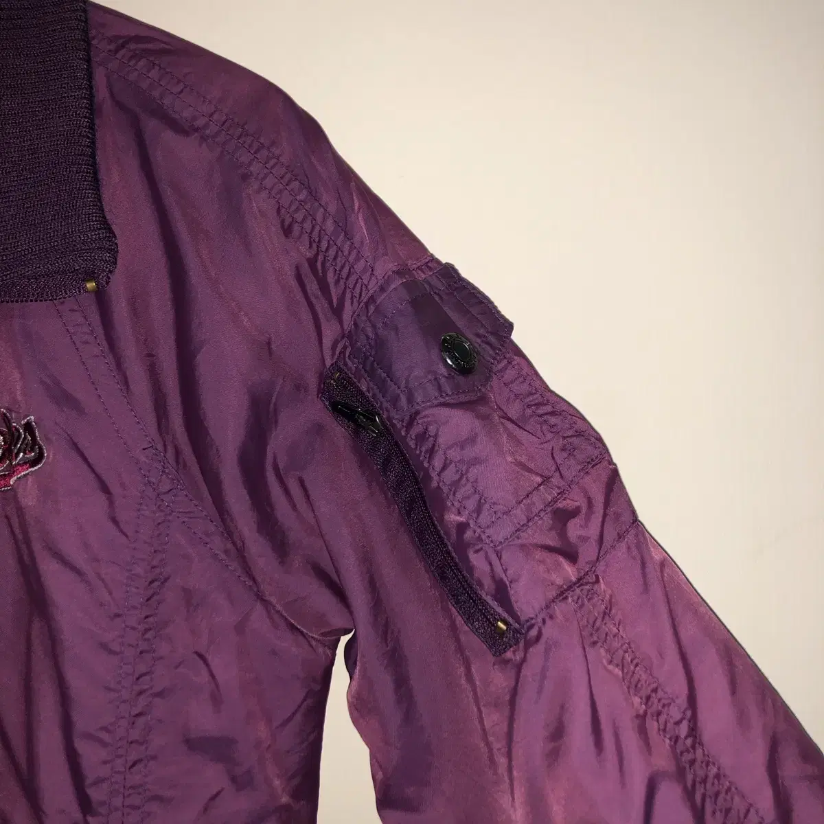 Vintage MLB purple Varsity jacket