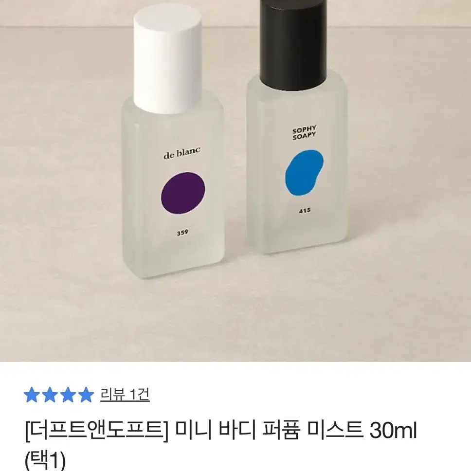 더프트앤도프트 바디퍼퓸 바디미스트 소피소피 30ml