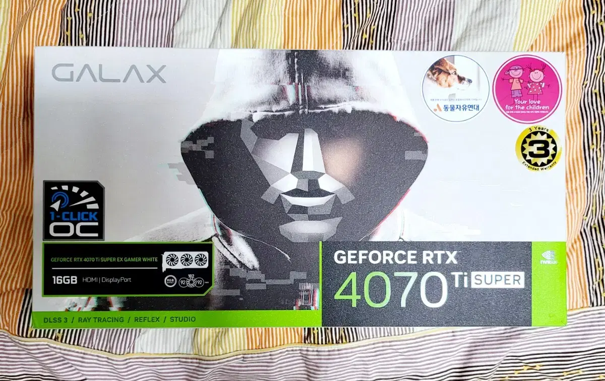 rtx4070ti super EX GAMER WHITE OC 16GB