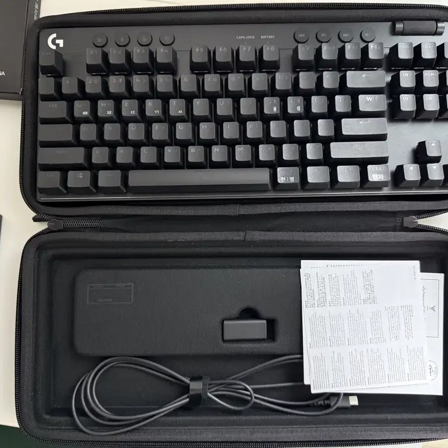 로지텍 g pro x tkl 블랙 갈축