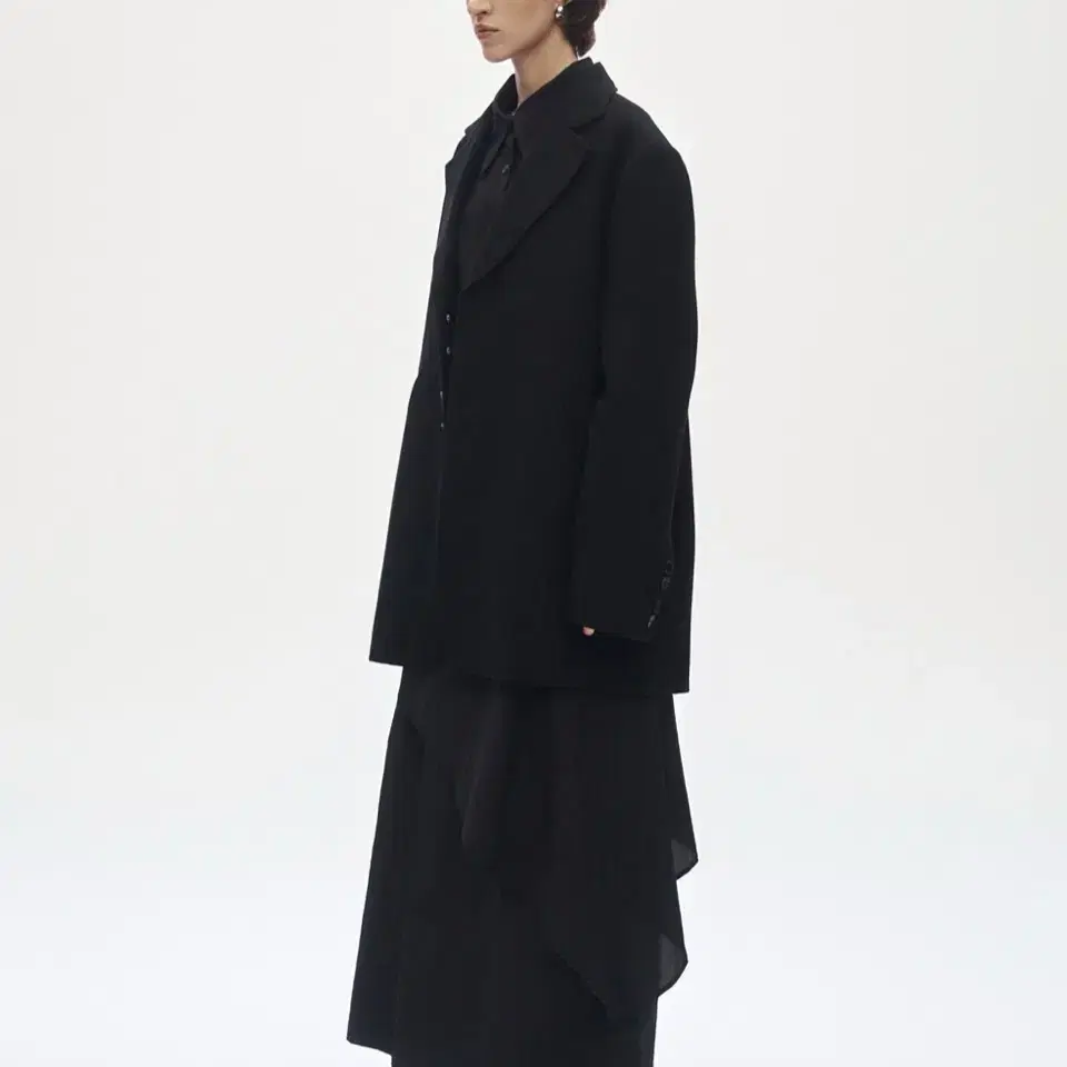 트리밍버드 Over Fit Wool Jacket [Black]