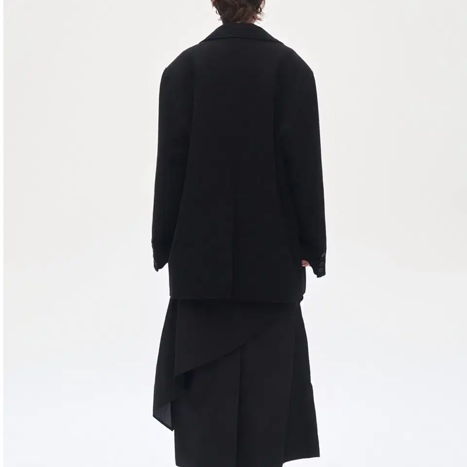 트리밍버드 Over Fit Wool Jacket [Black]