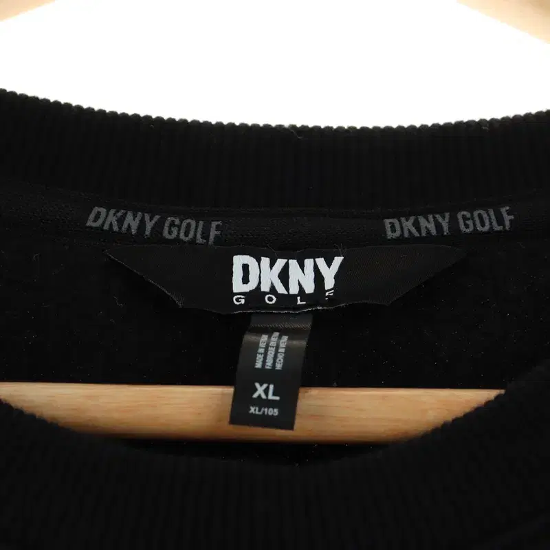 (XL) DKNY 디케이앤와이 도나카란 맨투맨 티셔츠 블랙-10DCD