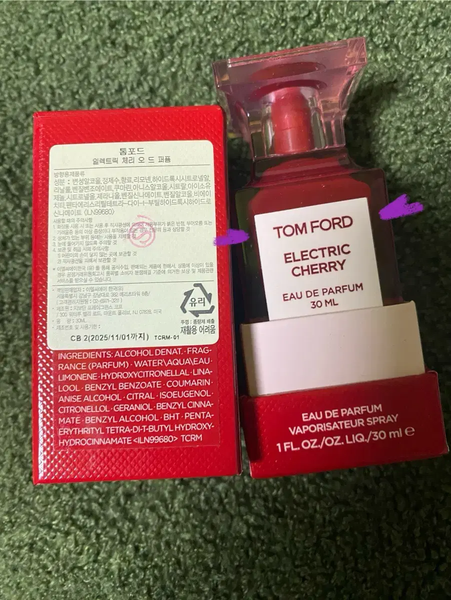 톰포드 일렉트릭 체리 오 드 퍼퓸 30ml