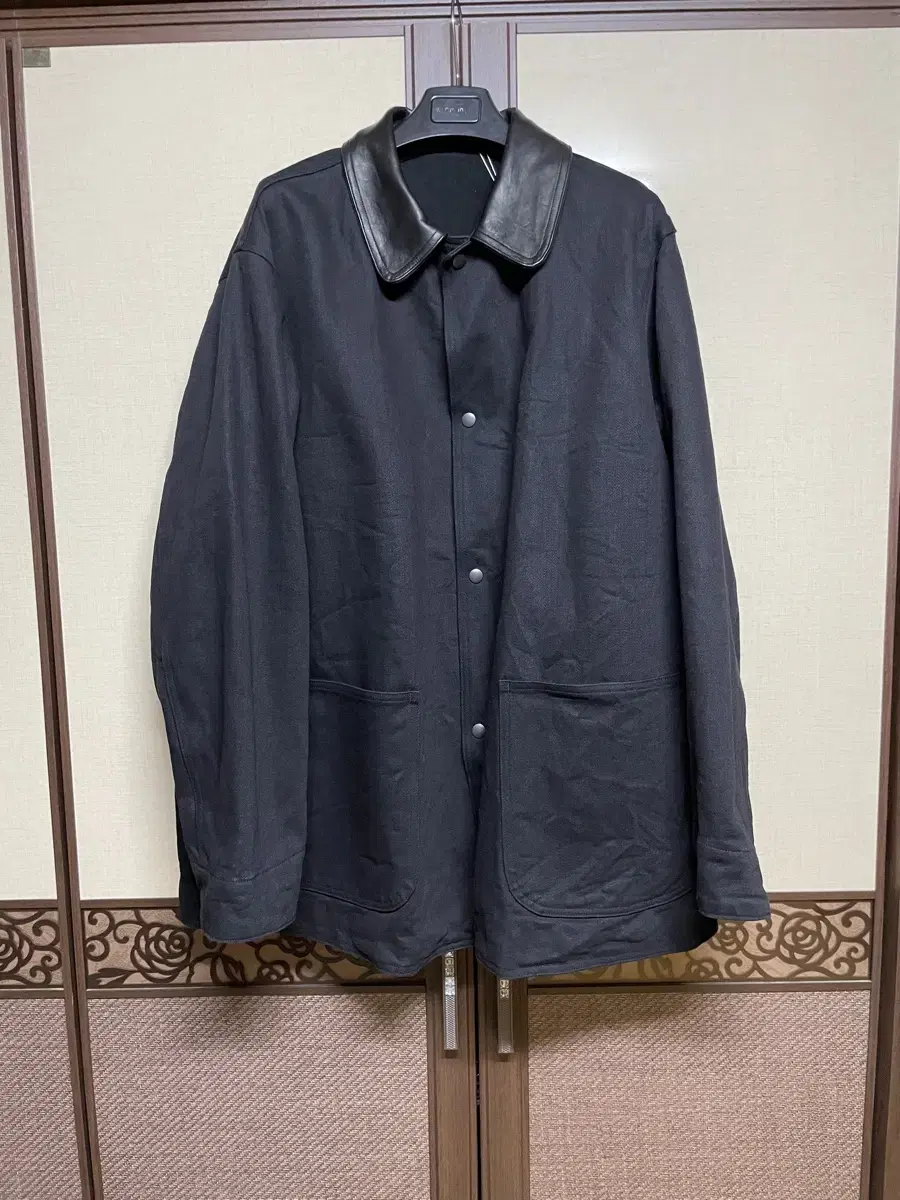 Komori 24AW Denim Leatherwork Jacket 2