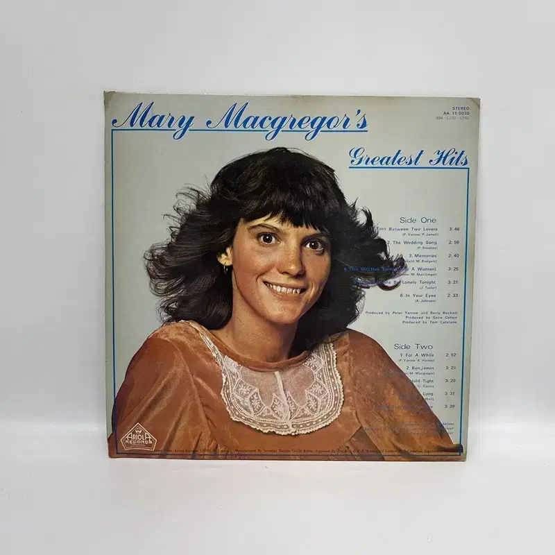 MARY MACGREGORS HITS LP / AA6746