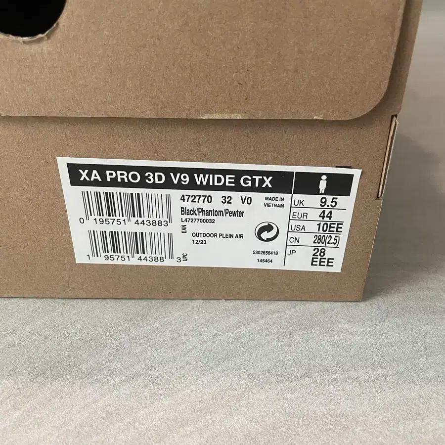 살로몬 xa pro 3d gtx 고어텍스 와이드