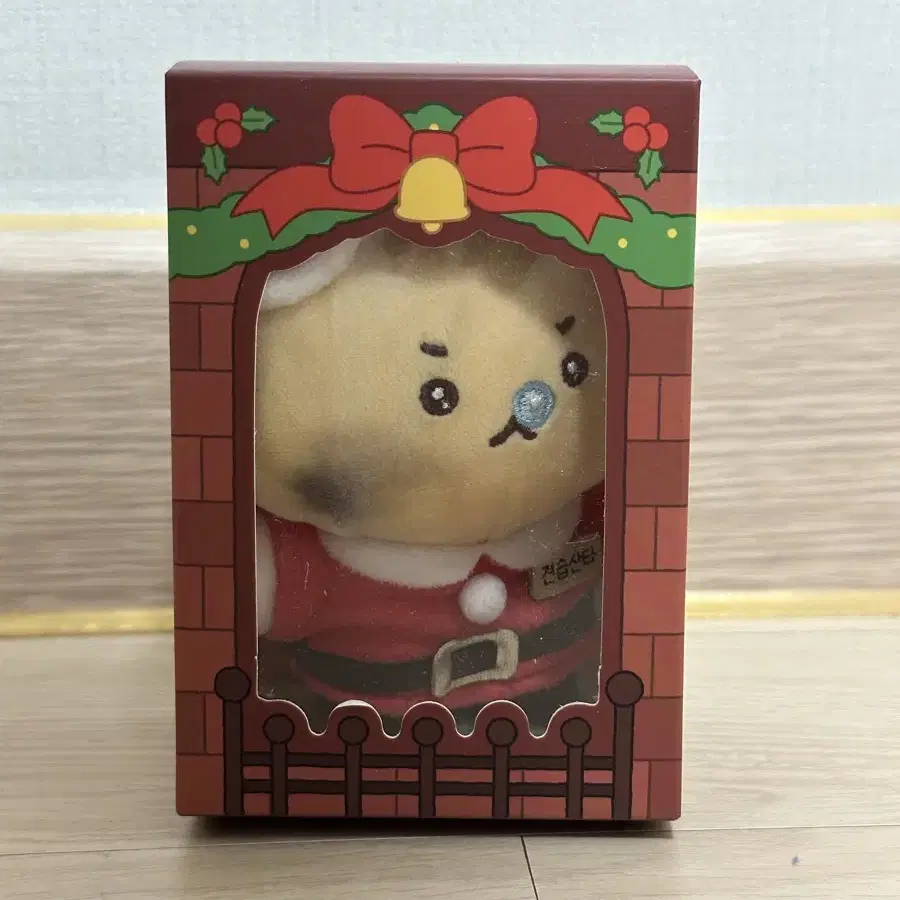 견습산타 망그러진 곰 키링 인형 (10cm)