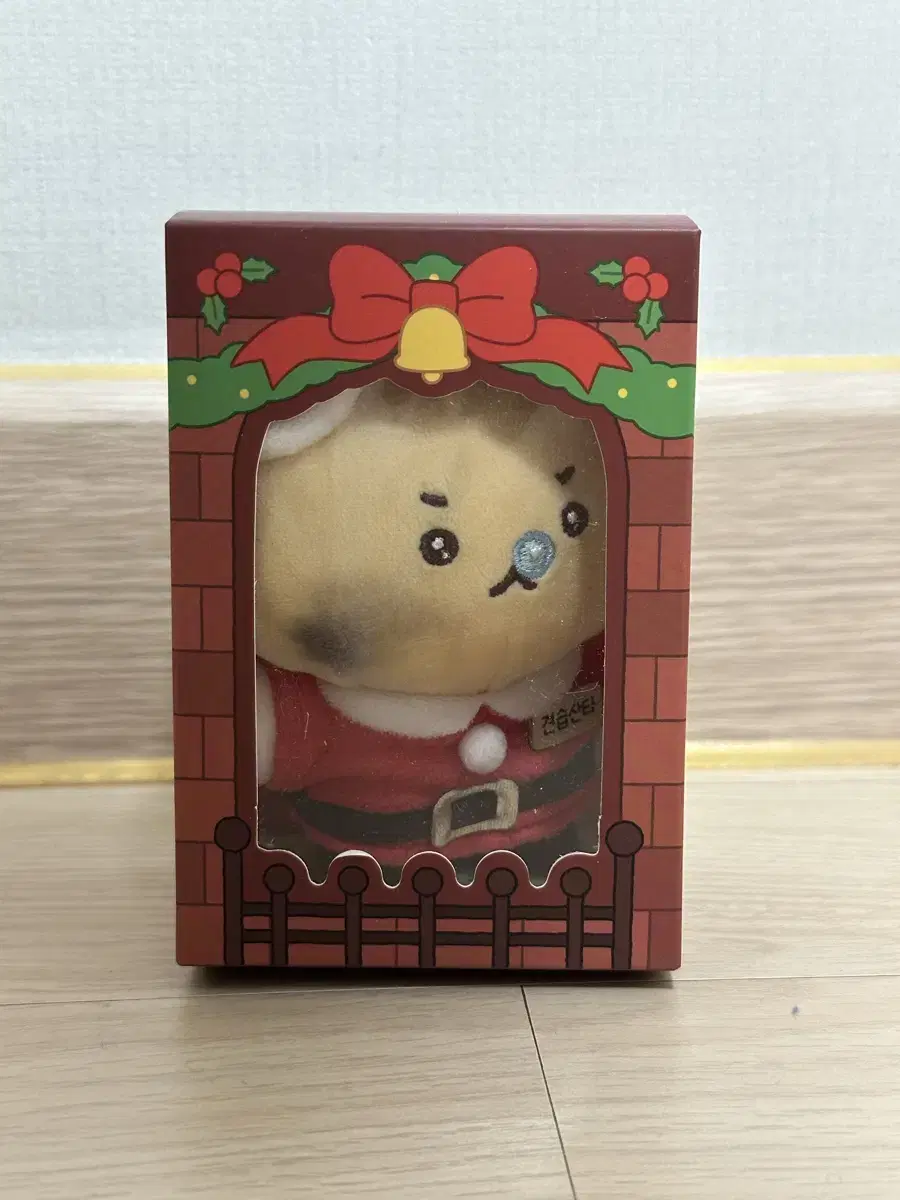 견습산타 망그러진 곰 키링 인형 (10cm)