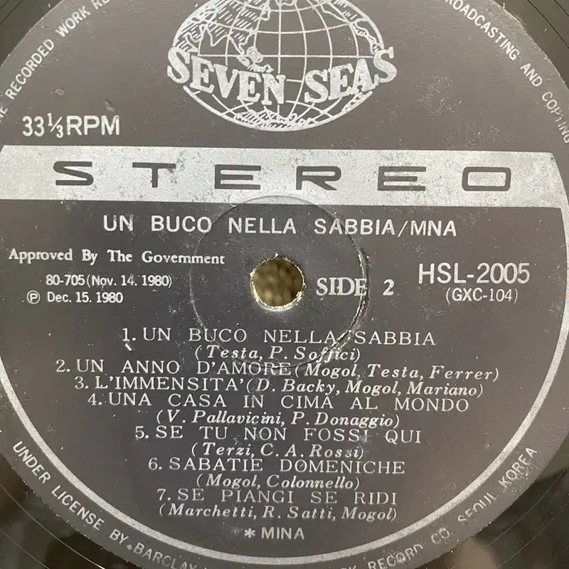 UN BUCO NELLA SABBIA LP / AA6753