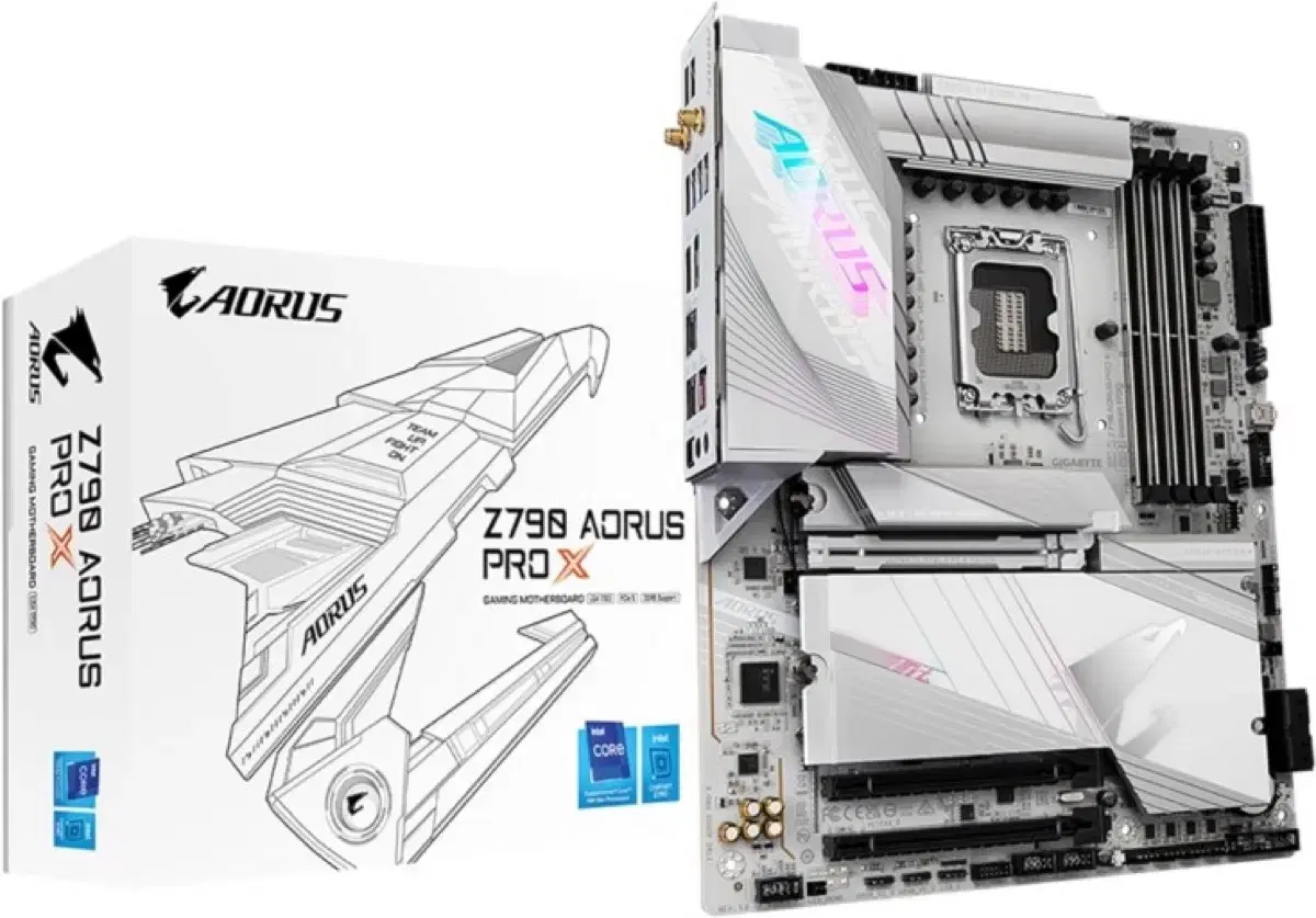 (중고/풀박스)z790 aorus pro x 하자 옶어용!