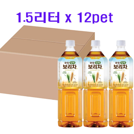 무료배송-광동 밀싹보리차 1.5L 12개