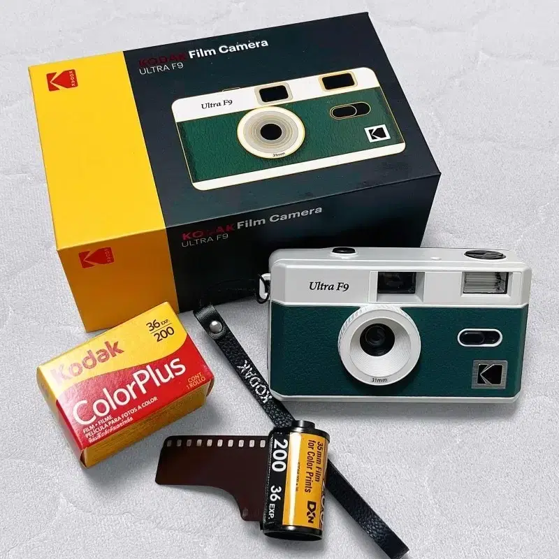 Kodak 울트라 F9 35mm 필름 카메라 다크 나이트 그린