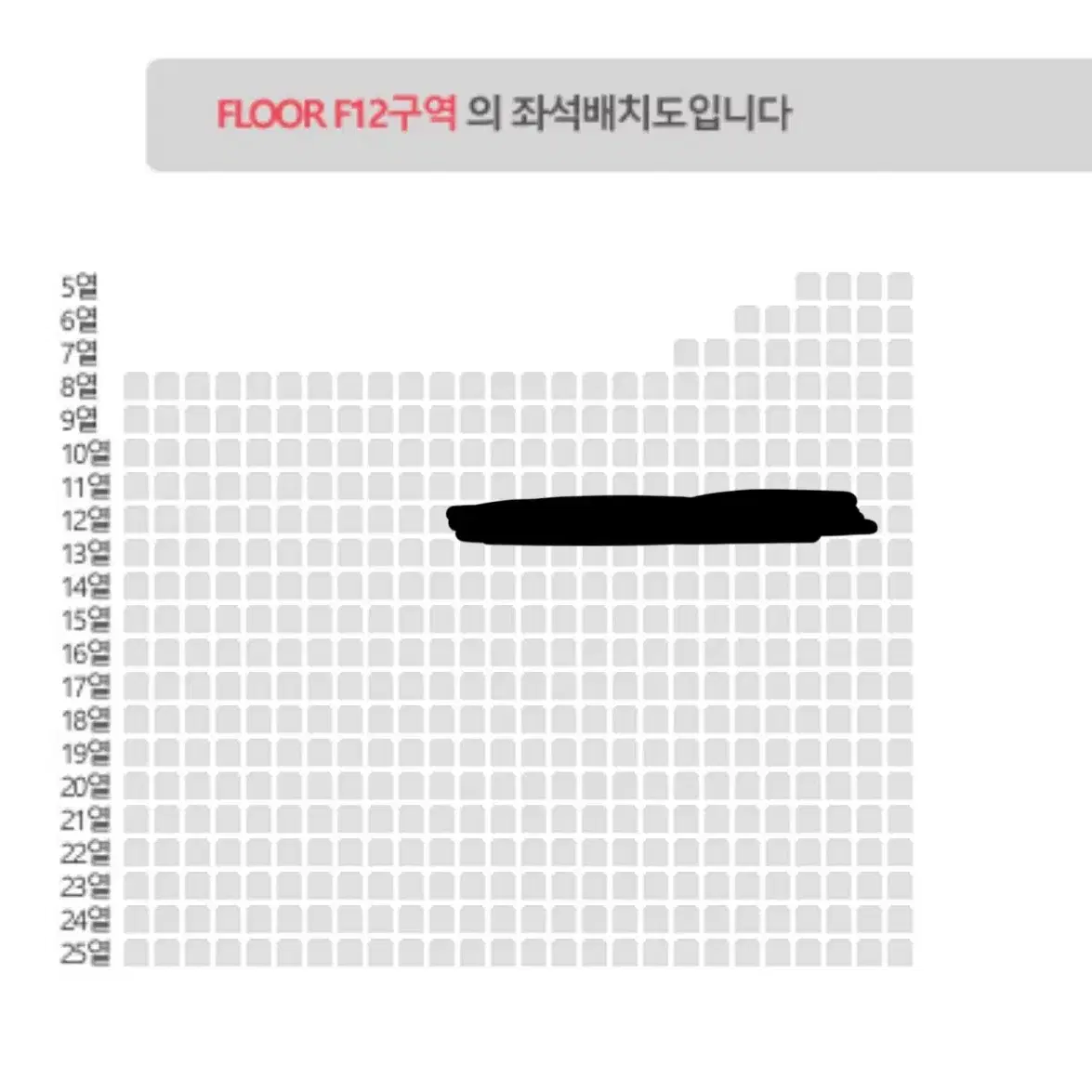 데이식스 콘서트 막콘 F12구역