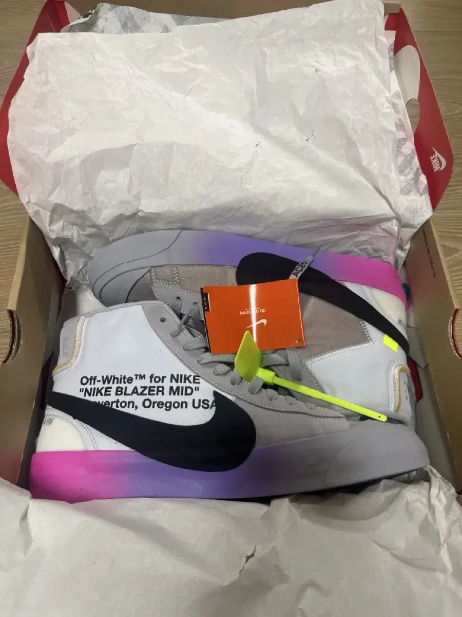 Nike x Off-White Blazer Mid Wolf Grey Se