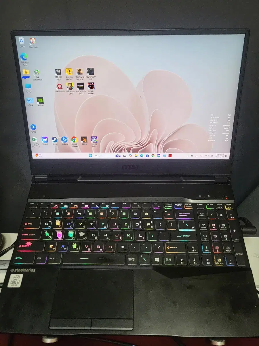 msi gl65 2070 super 노트북 팝니다