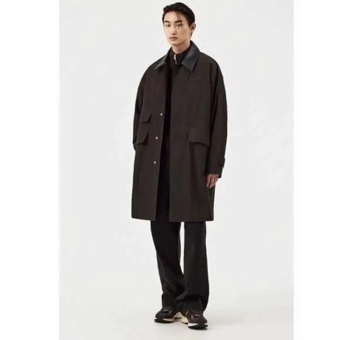 Studio Tomboy Men's 23FW Leather Kara Coat 105