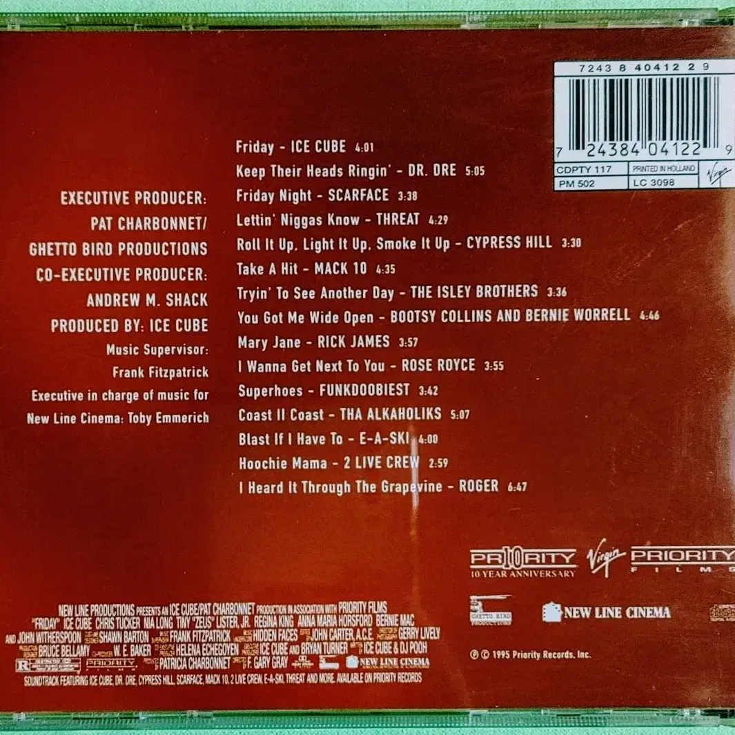 Friday OST CD