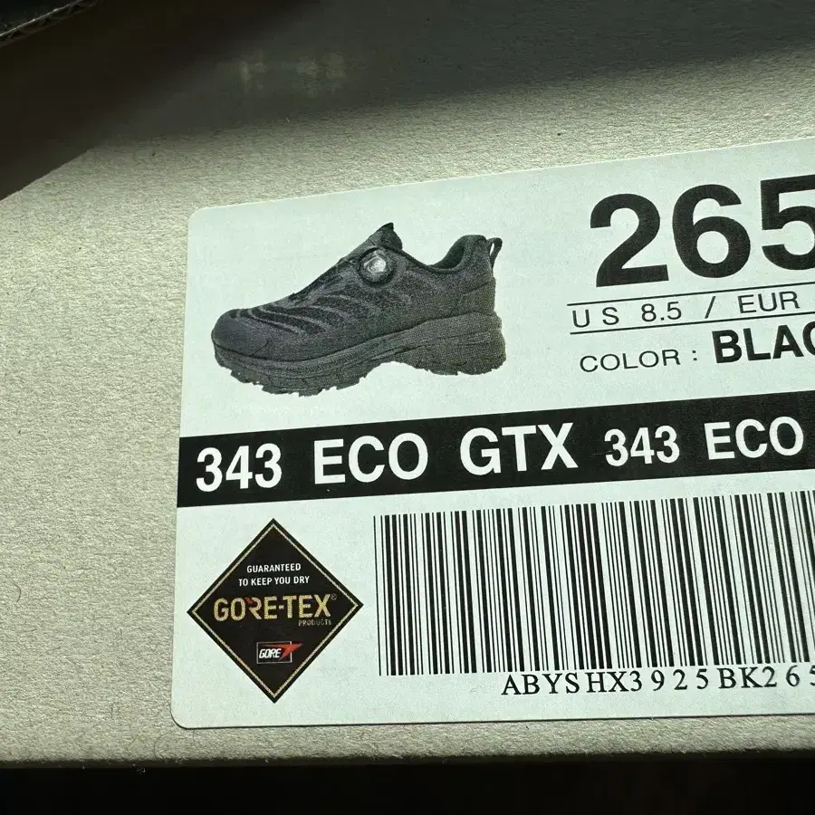 블랙야크 343ECO GTX 등산화265