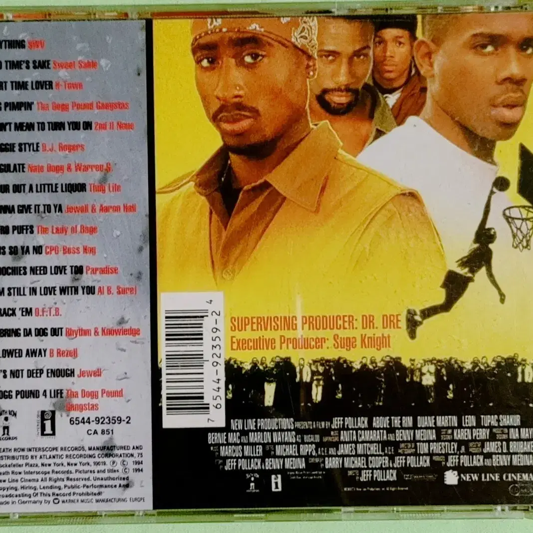 Above the Rim OST CD