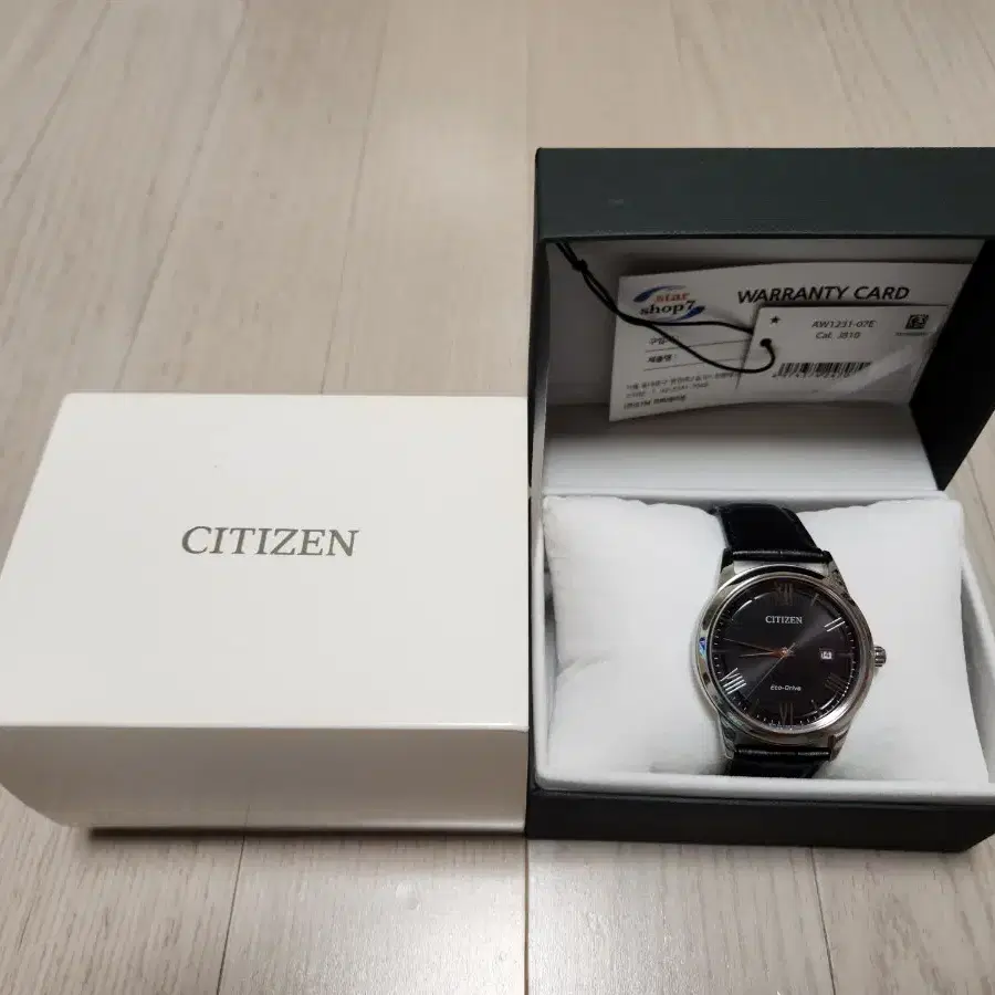 시티즌 CITIZEN AW1231-07E 에코 드라이브 쿼츠 손목 시계