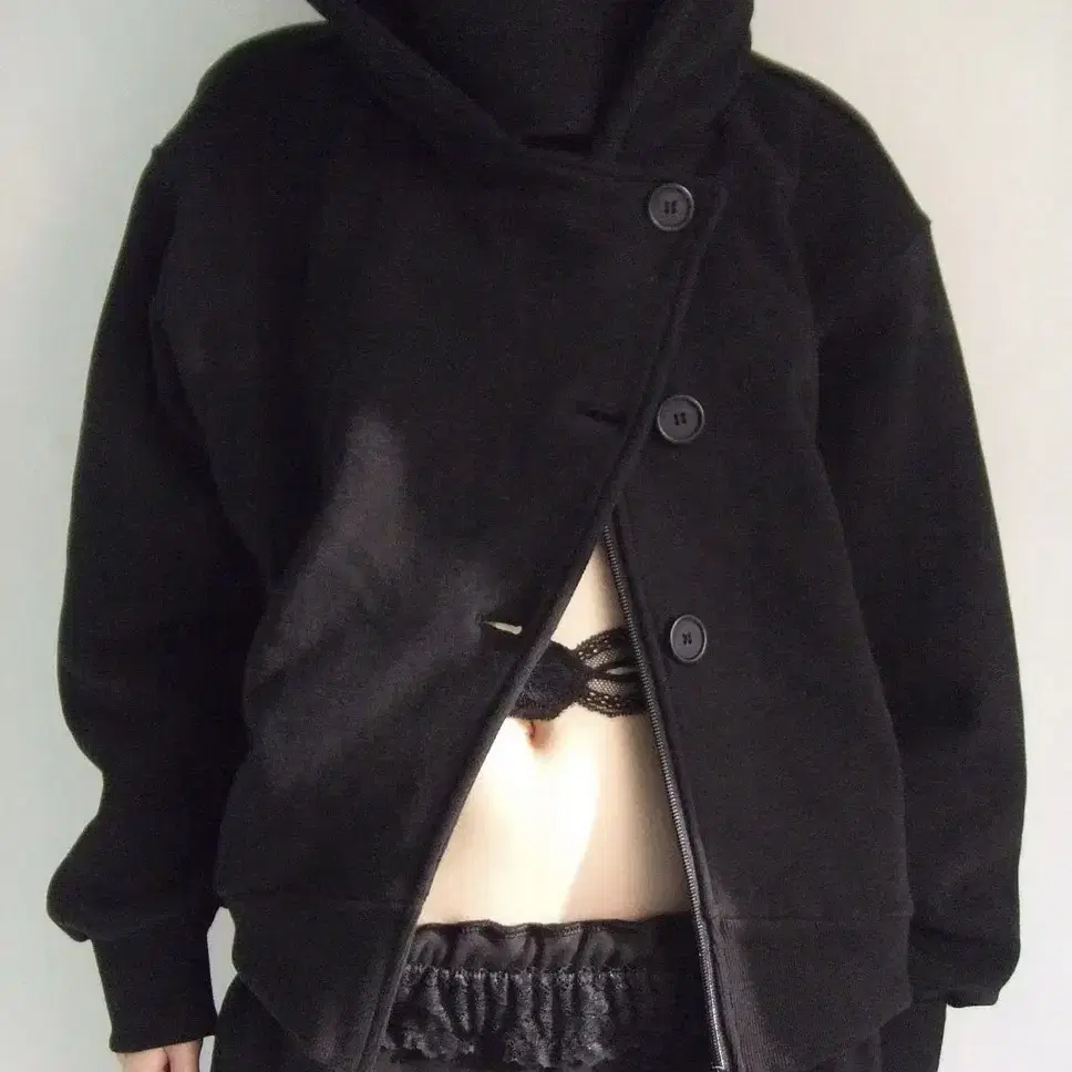 오스하이 oshigh high neck hood zip up 후드집업