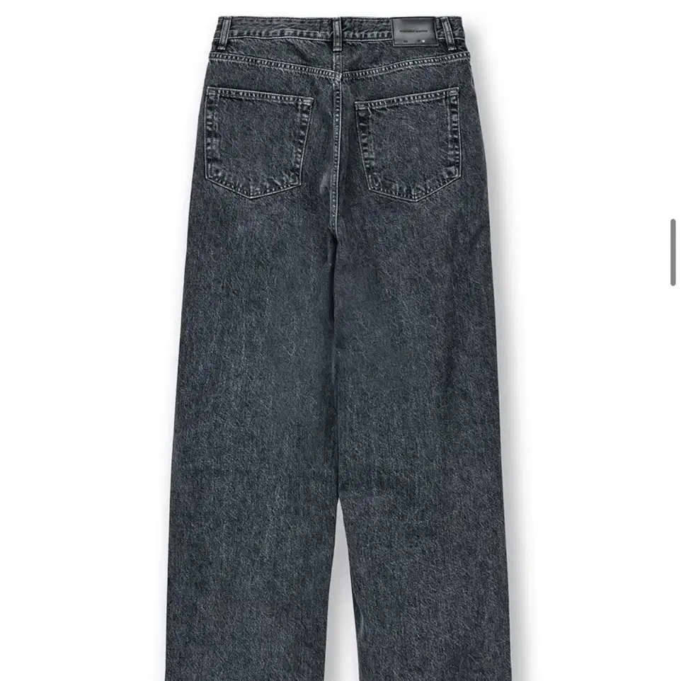 브랜디드 2 PLEATS DENIM PANTS [WASHED GREY]