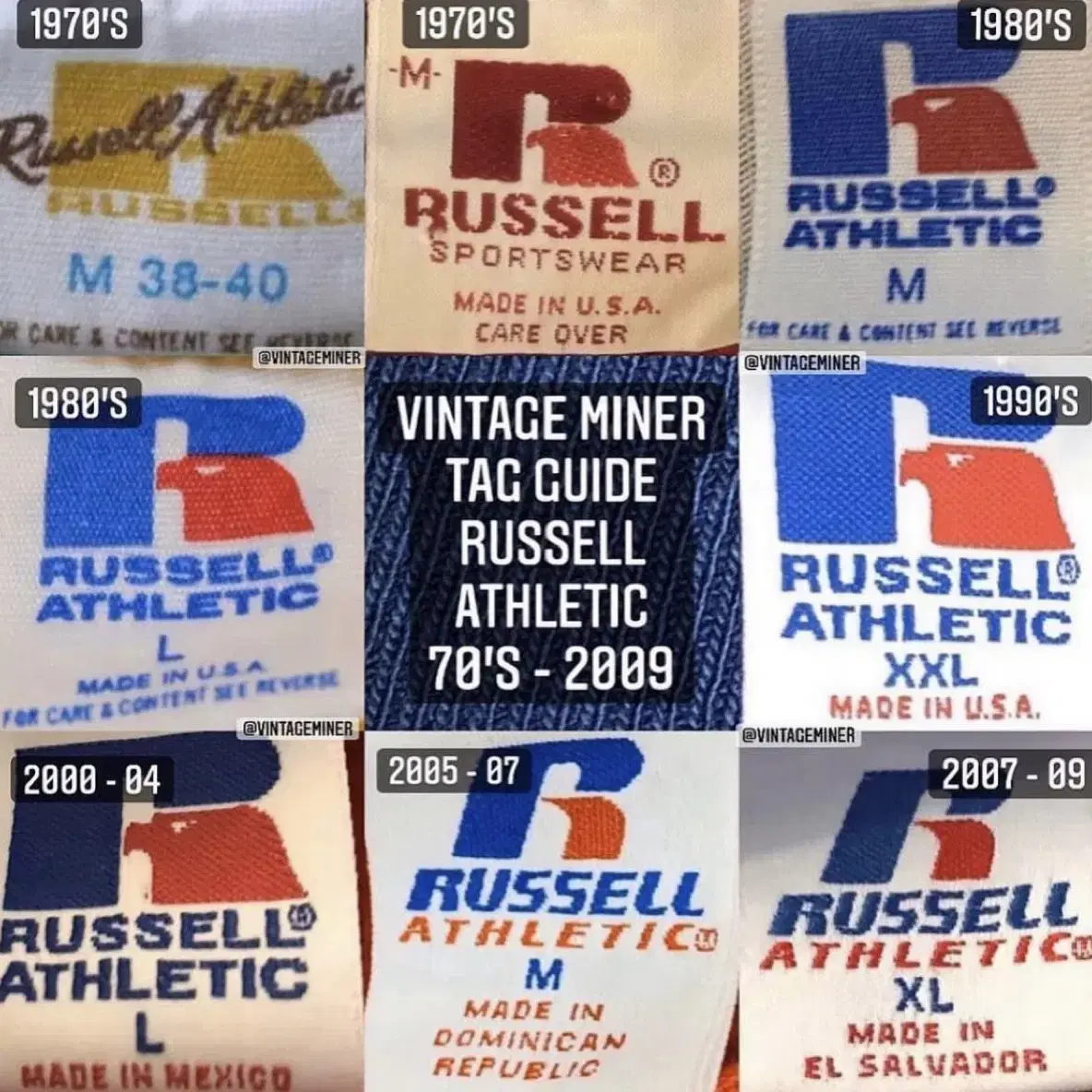 70s Russell Athletic 50/50 레드 무지 맨투맨