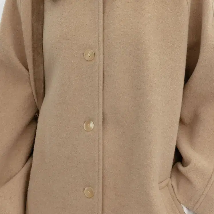 lfm Raglan Wool Long Coat / Camel