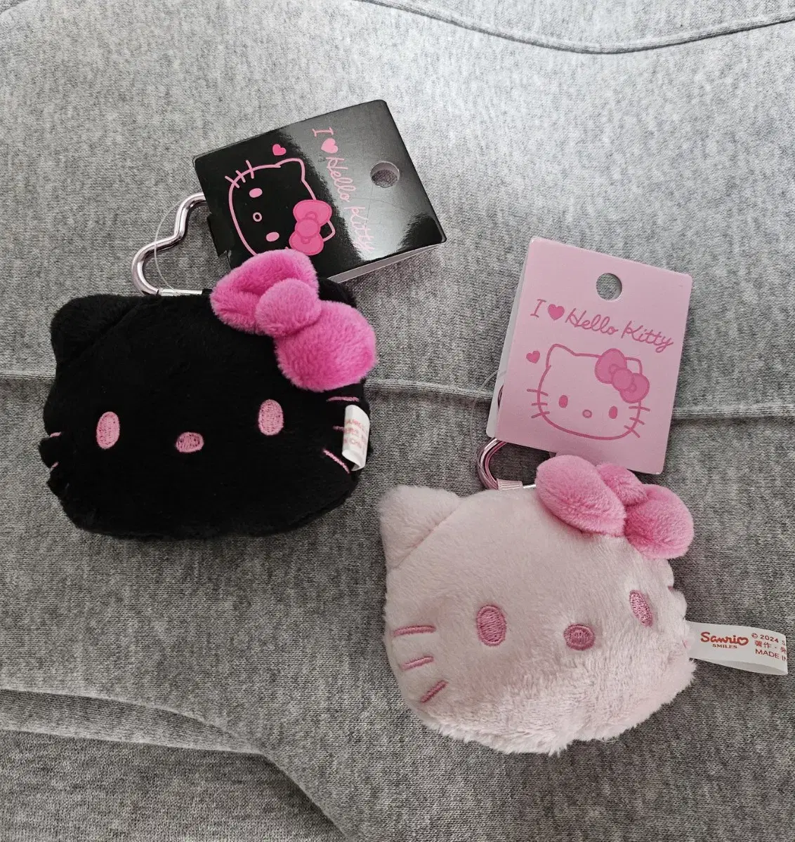 Hello Kitty Face Mascot Keyring