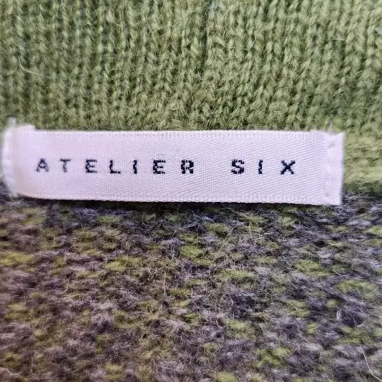 ATELIER SIX 니트 셋업(목폴라+후드가디건)