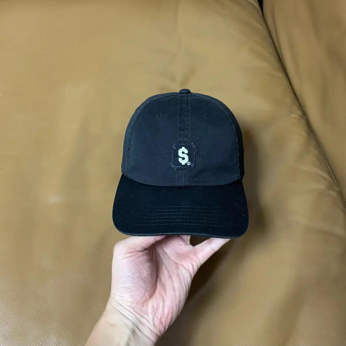 Supreme 슈프림 6패널 볼캡 모자 (Dollar Logo Black