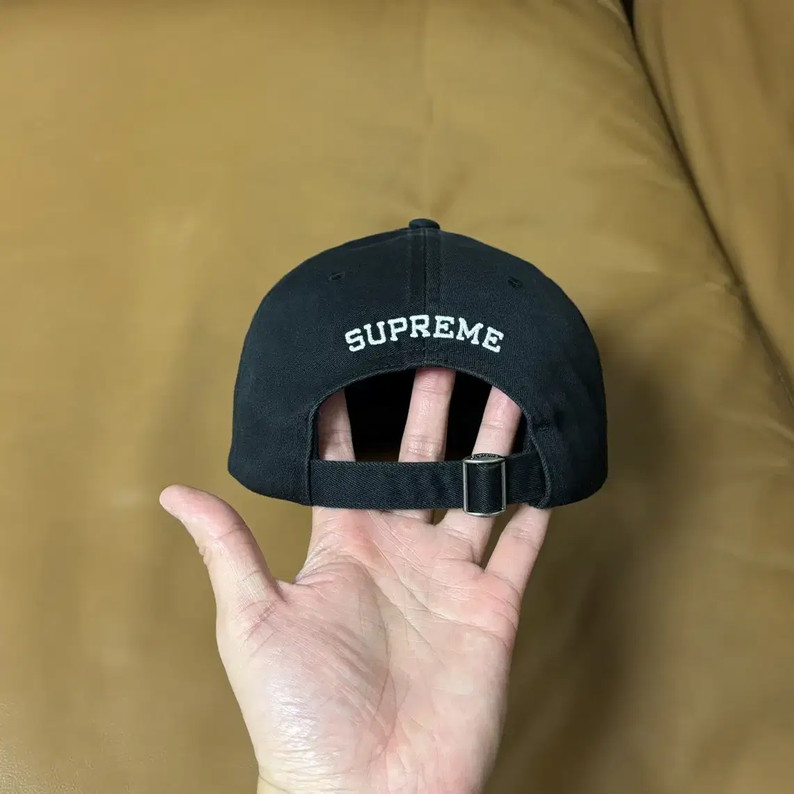 Supreme 슈프림 6패널 볼캡 모자 (Dollar Logo Black