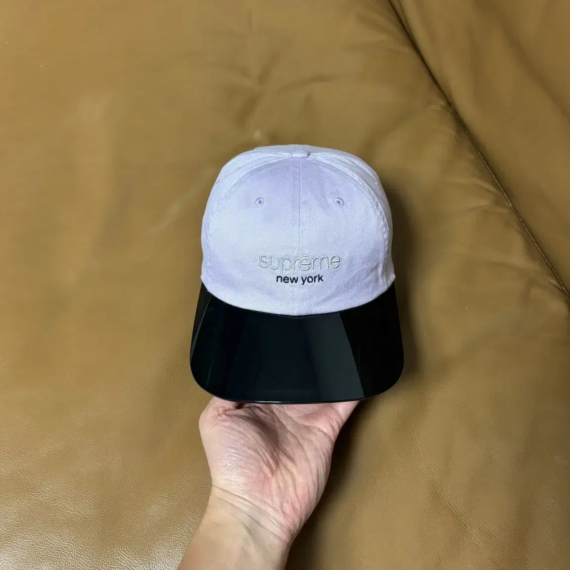 Supreme 슈프림 6패널 볼캡 모자 (Acrylic Visor)