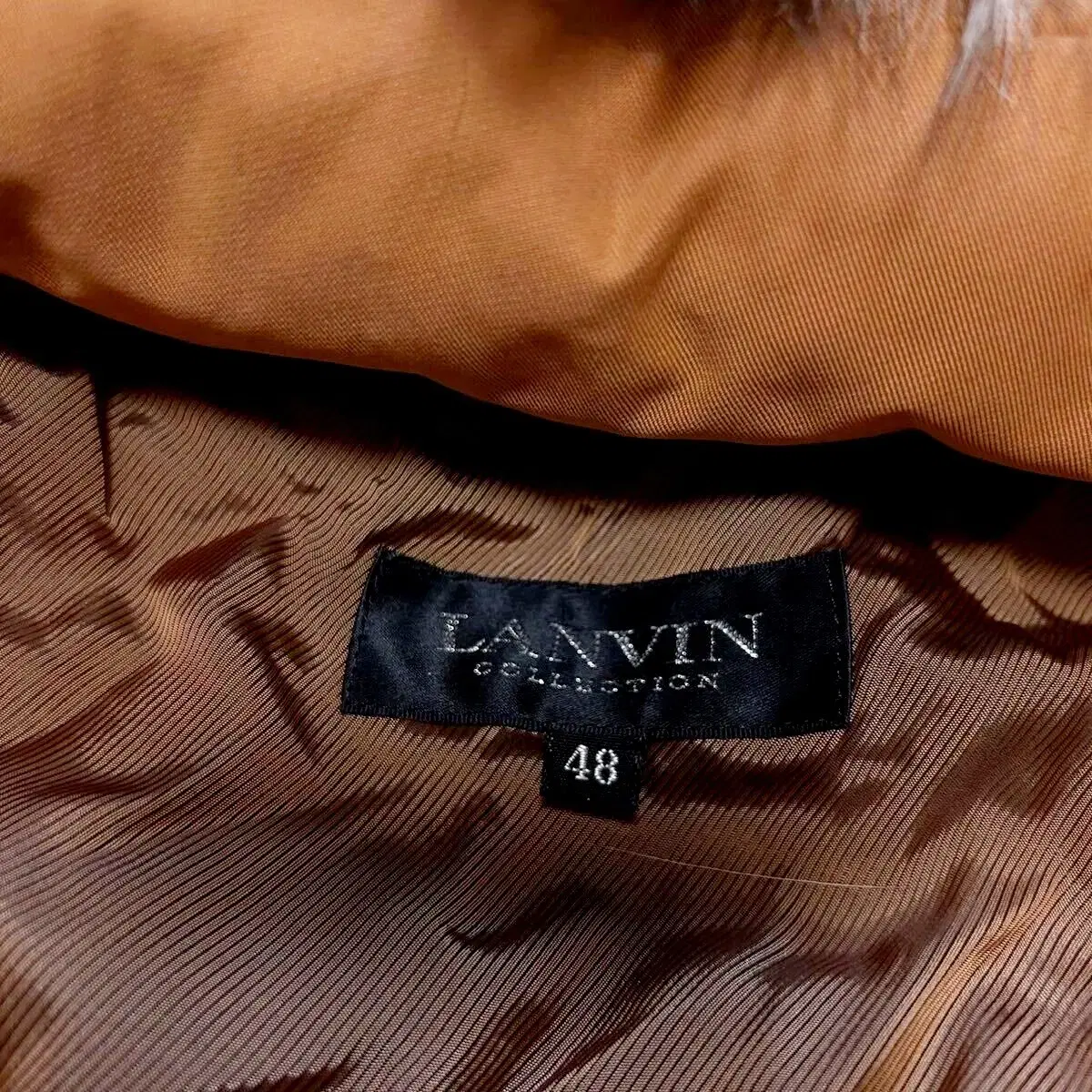 초미품, LANVIN 다운 코트 폭스퍼