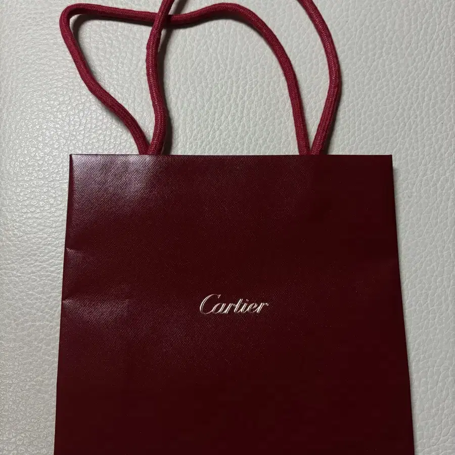 미사용) Cartier 까르띠에 종이백 종이가방 1p