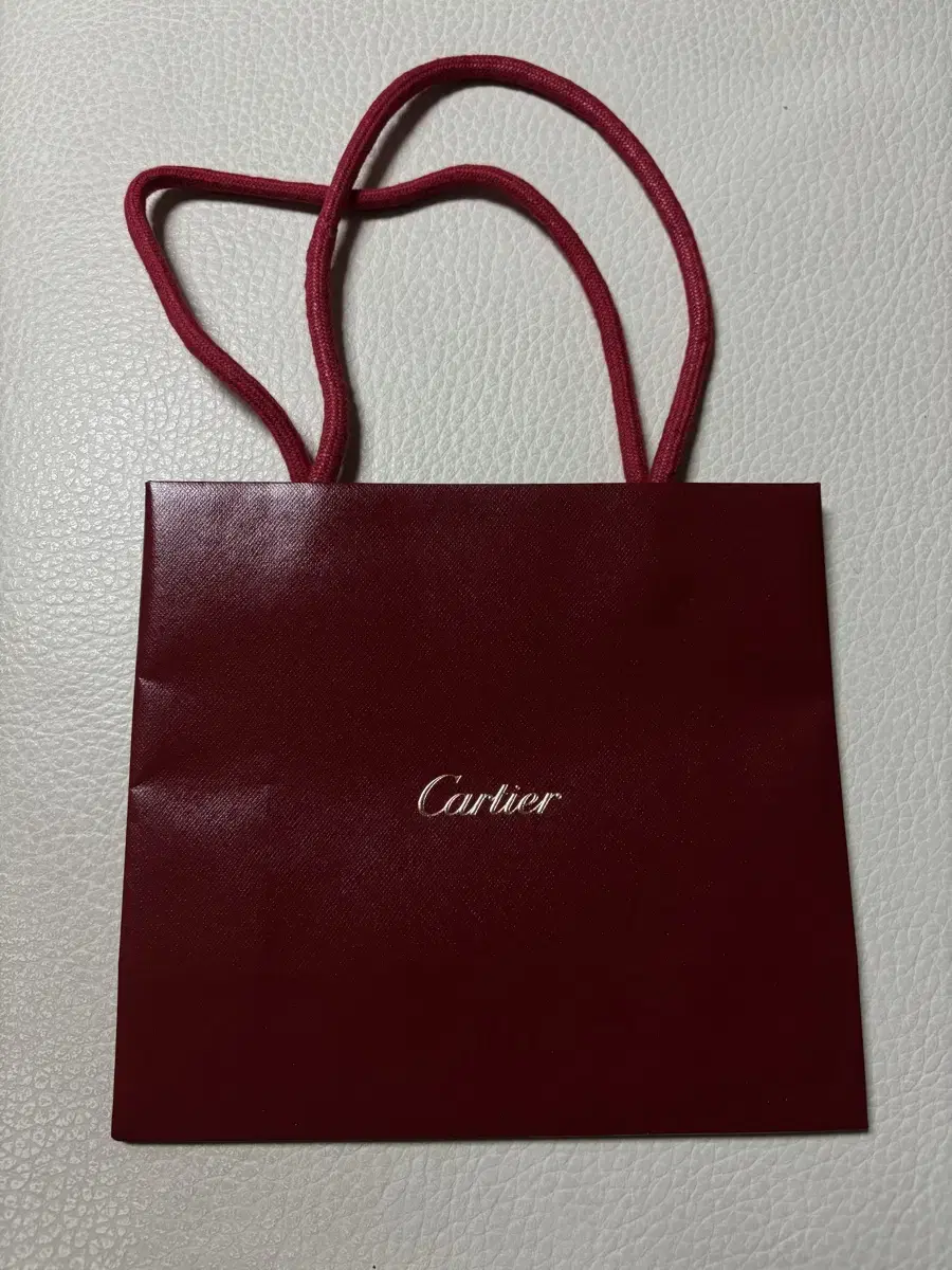 미사용) Cartier 까르띠에 종이백 종이가방 1p