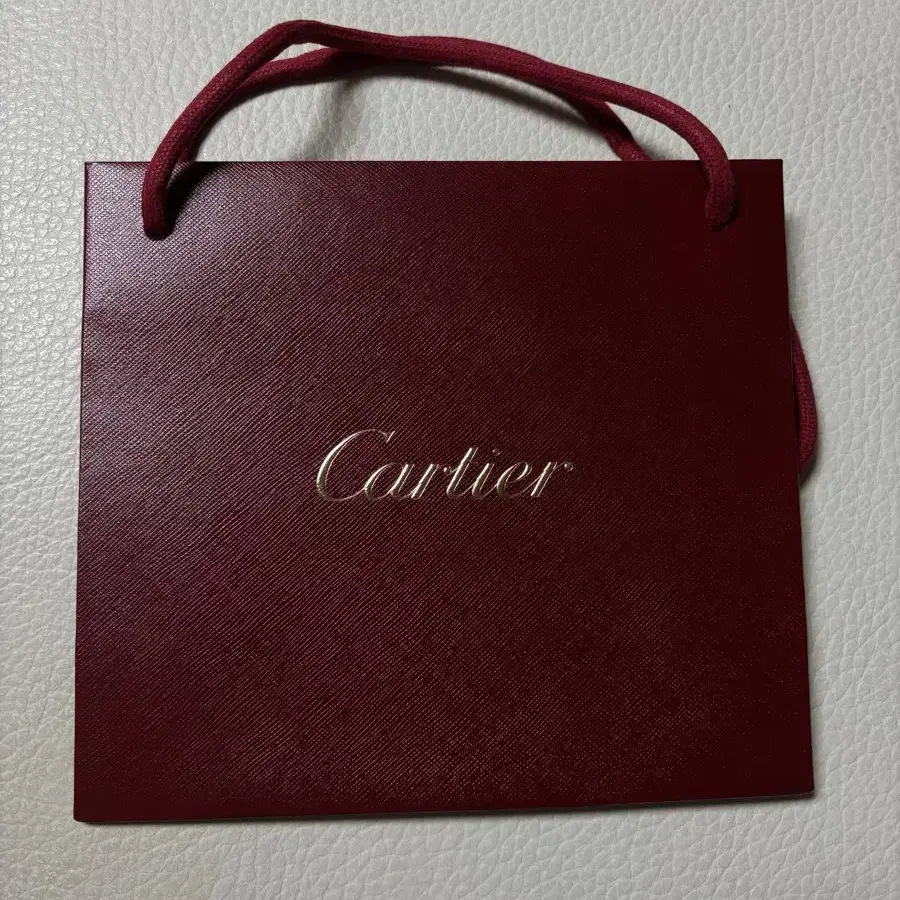 미사용) Cartier 까르띠에 종이백 종이가방 1p