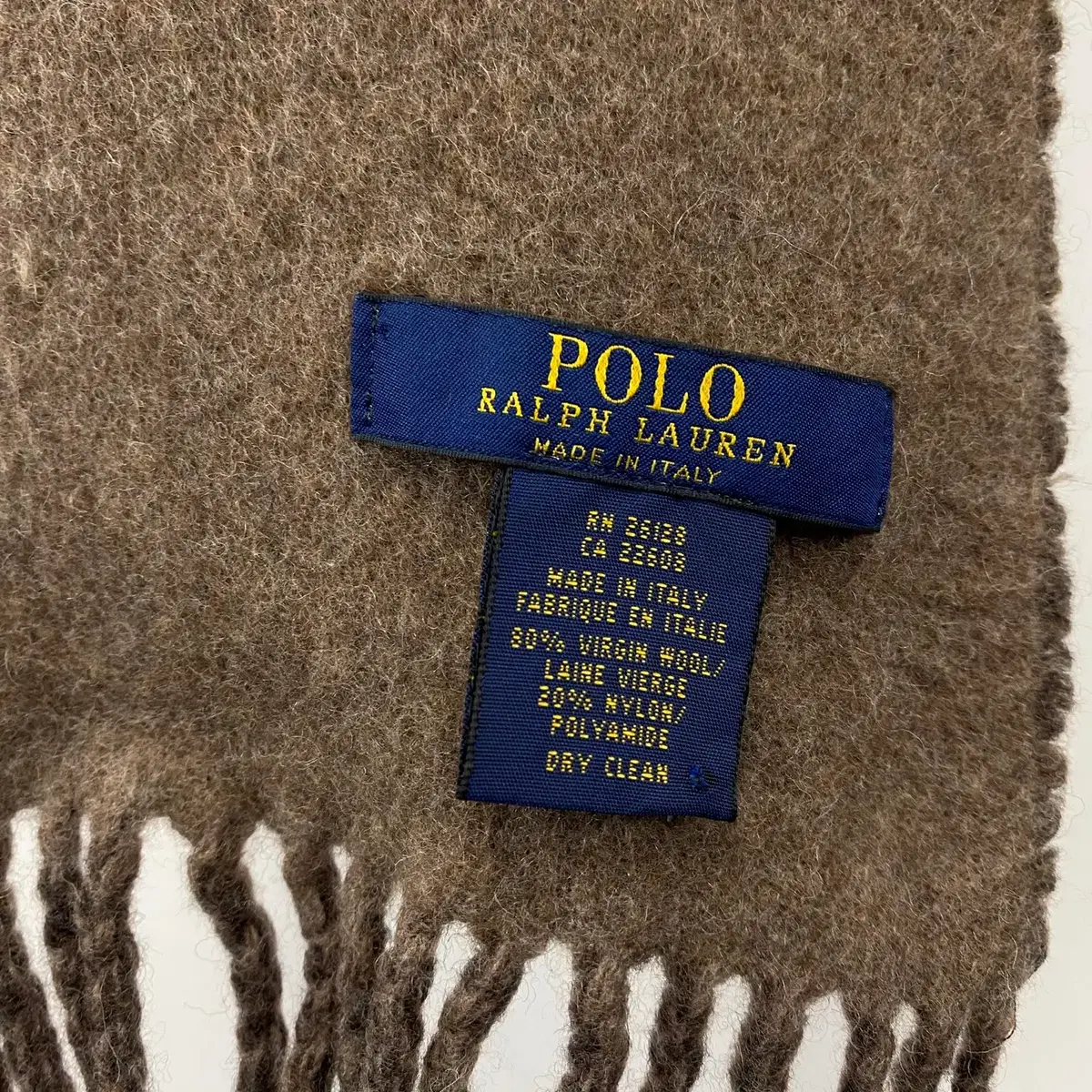 빈티지 POLO RALPH LAUREN italy 울 머플러