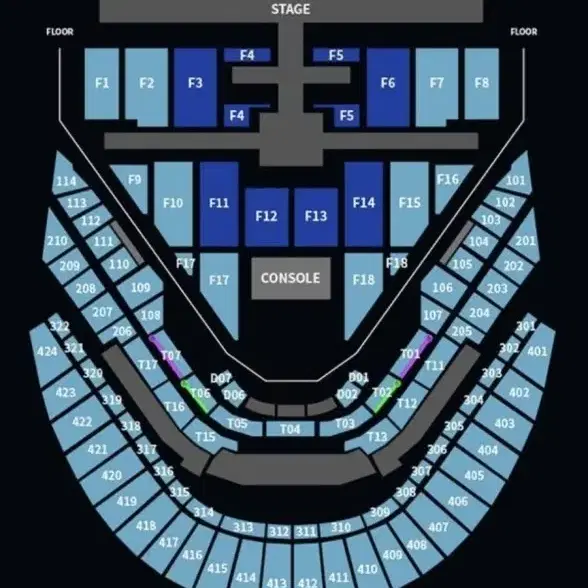 NCT127 콘서트 첫콘 VIP F6 16열 중블 양도